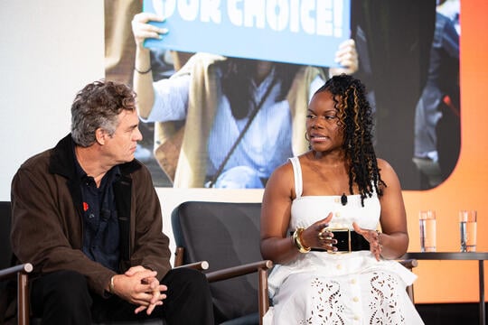 Actor Mark Ruffalo and CEO Gloria Walton, co-founders of The Solutions Project