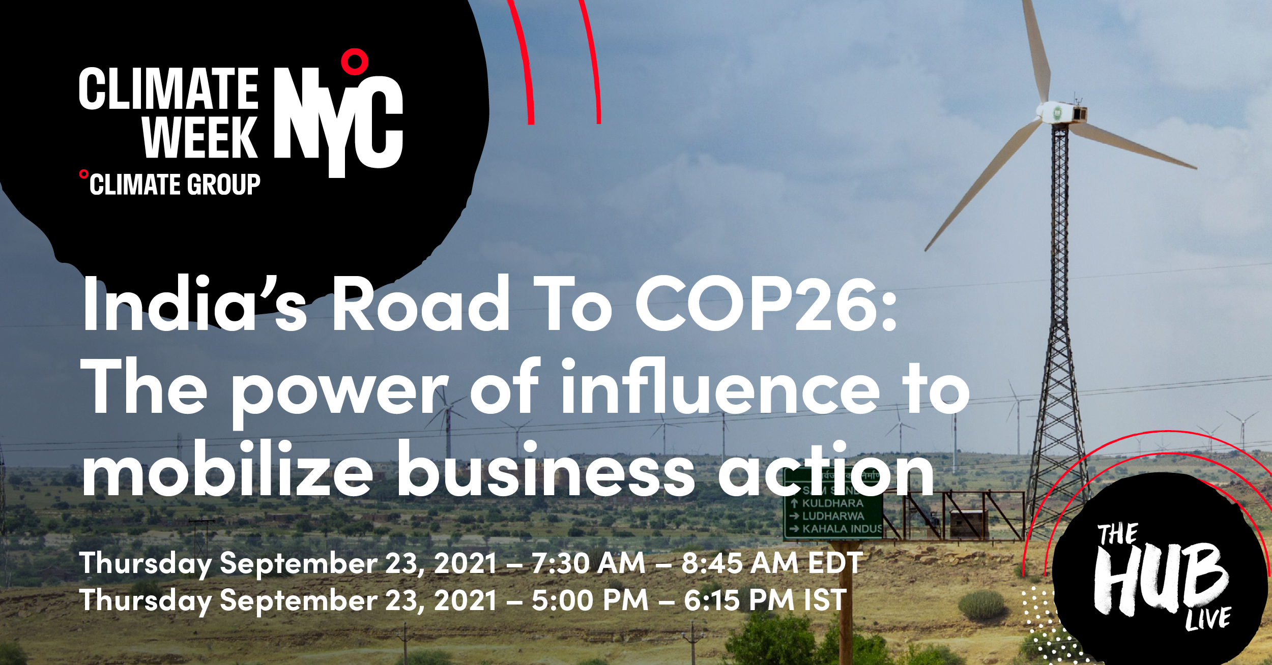 India’s Road To COP26: The power of influence to mobilize business action