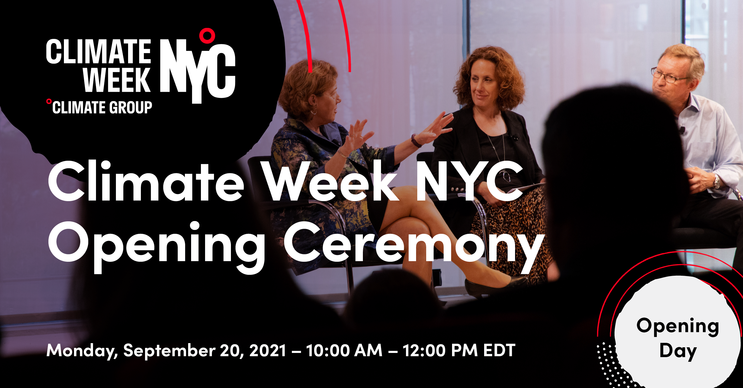 Climate Week NYC Opening Ceremony