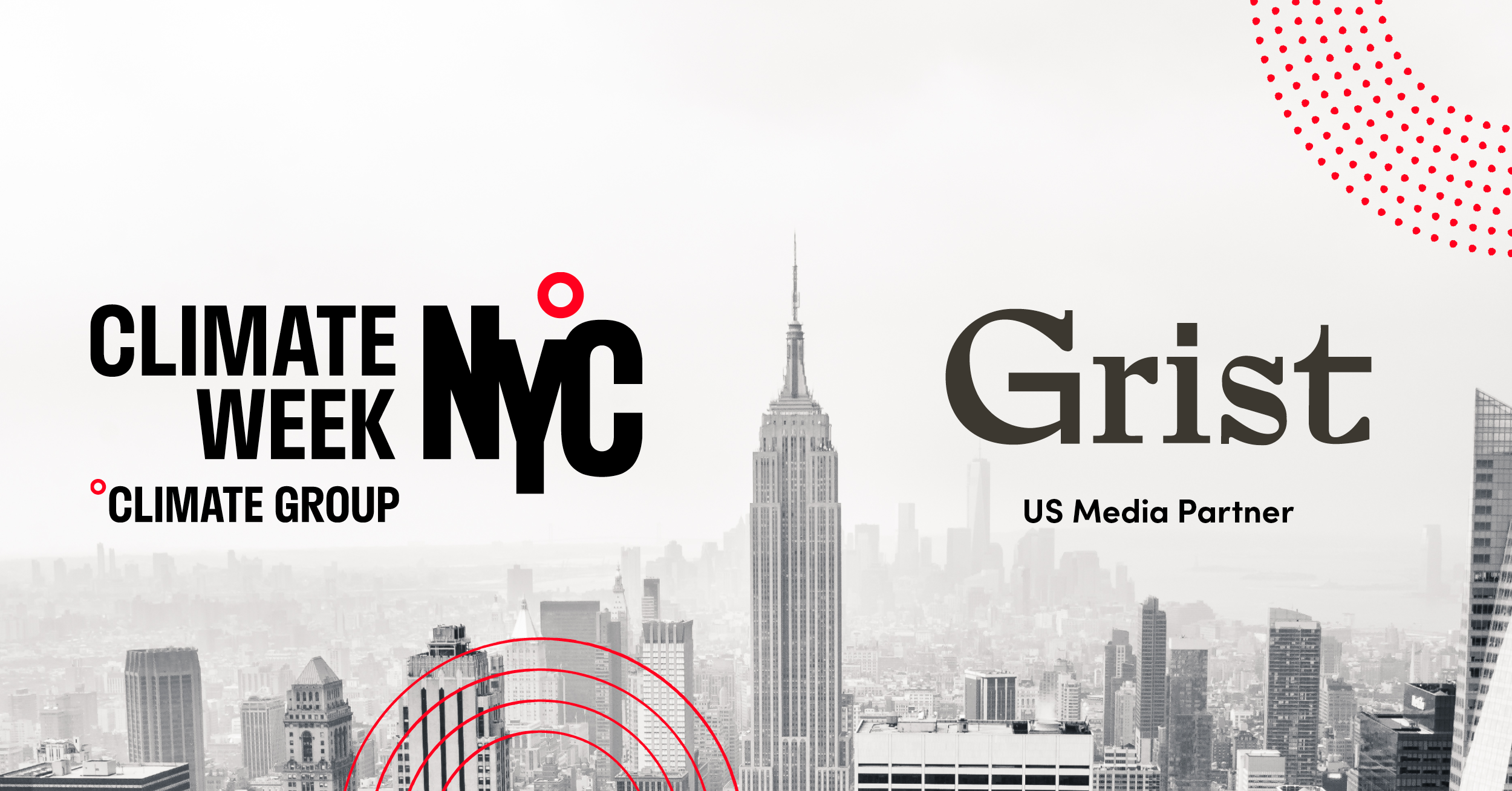 Grist announced as US Media Partner for Climate Week NYC