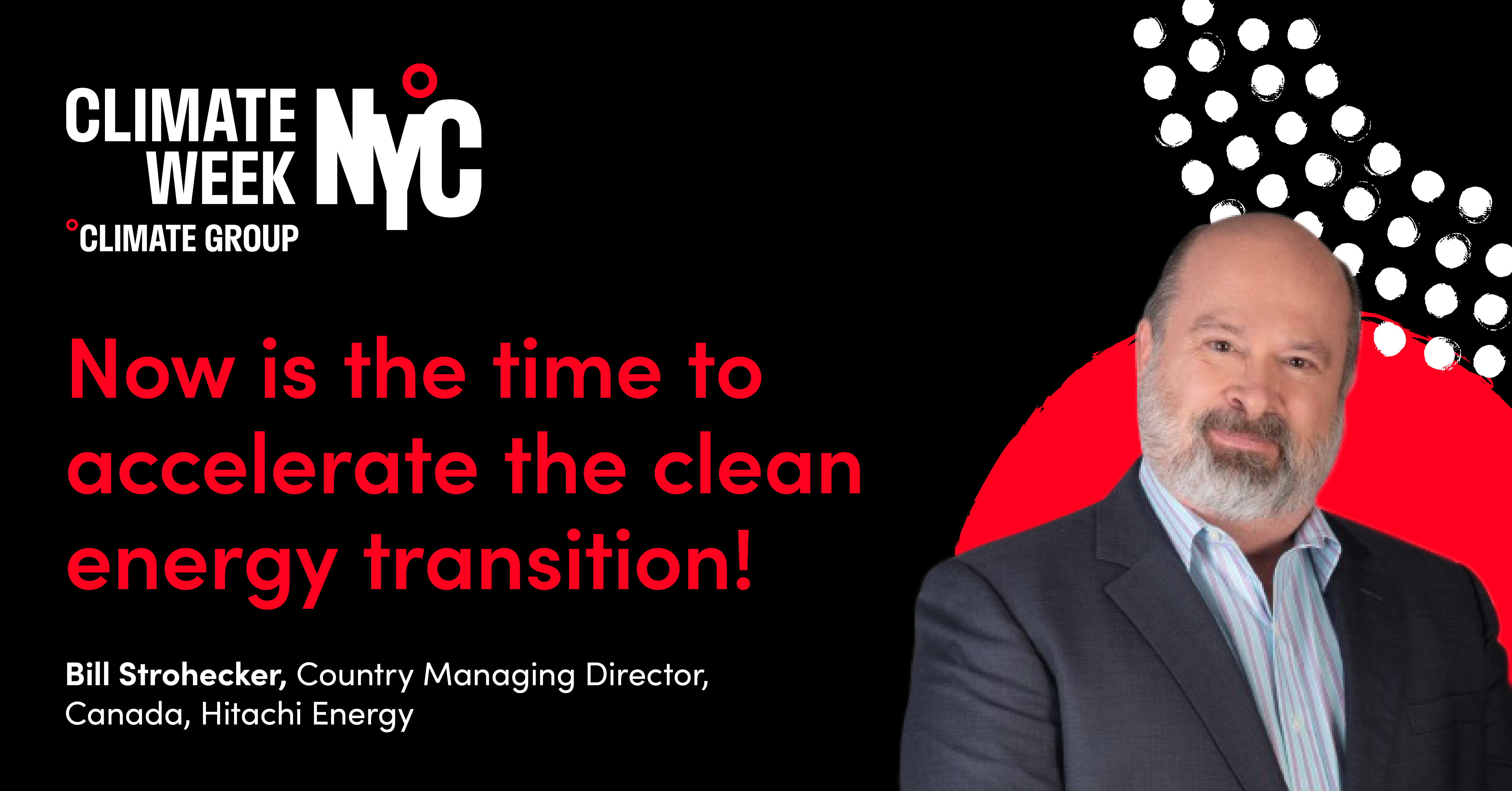 Now is the time to accelerate the clean energy transition!