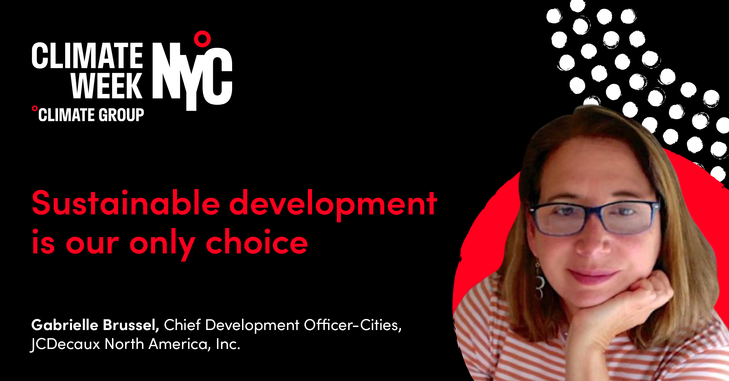 Sustainable Development is our only choice